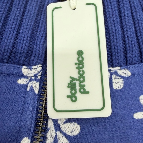 Anthropologie Size Medium Daily Practice Indy Half-Zip Pullover Sweatshirt NEW - Picture 12 of 15